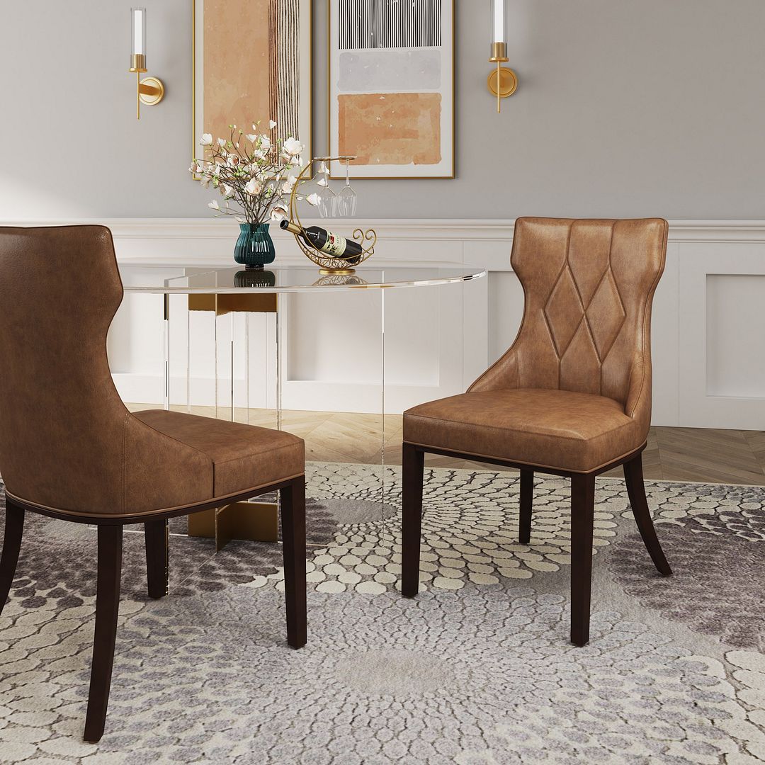 Reine Faux Leather Dining Chair