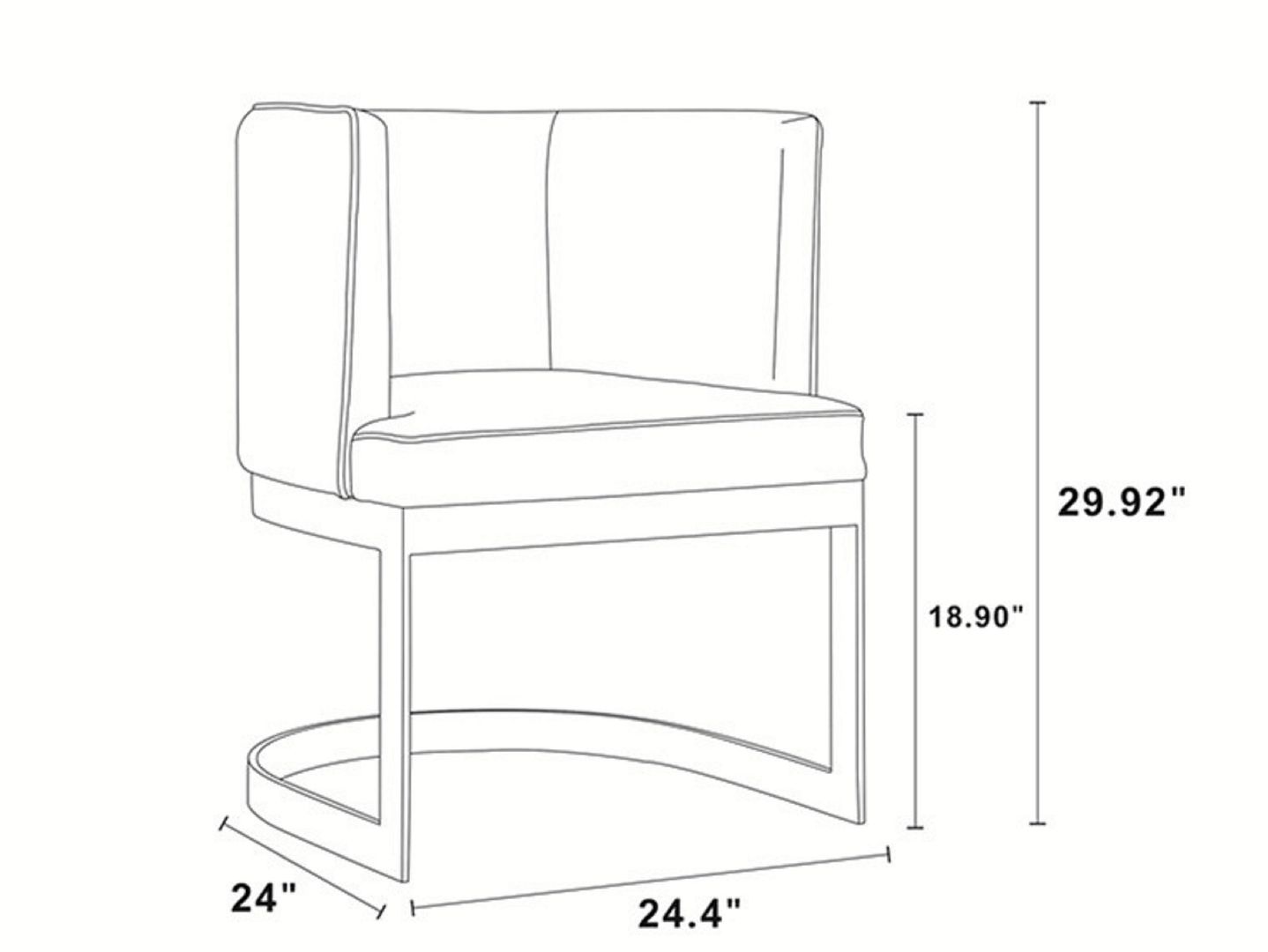 Aura Velvet Dining Chair