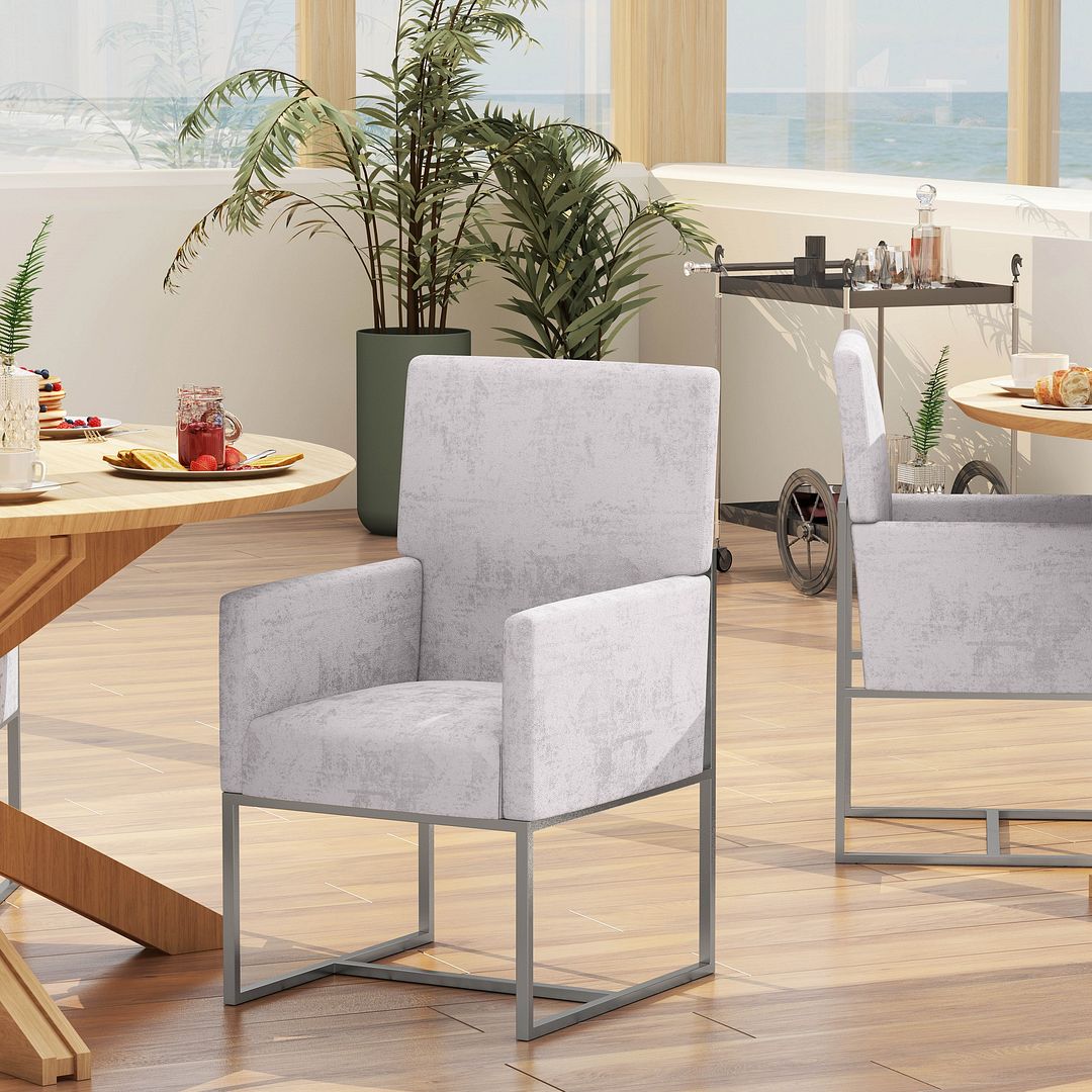 Element Velvet Dining Armchair
