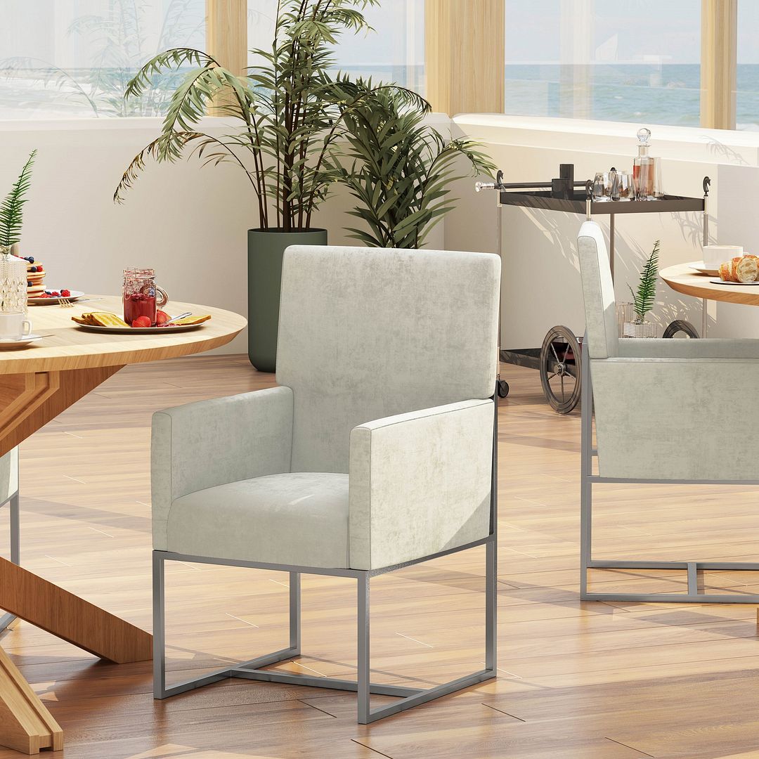 Living Room Element Velvet Dining Armchair