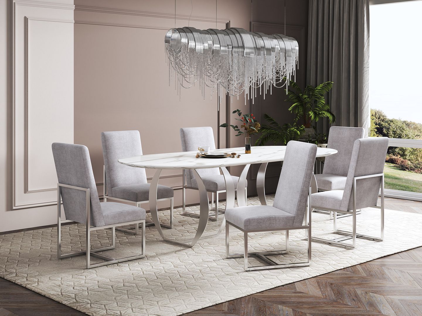 Element Velvet Dining Chair