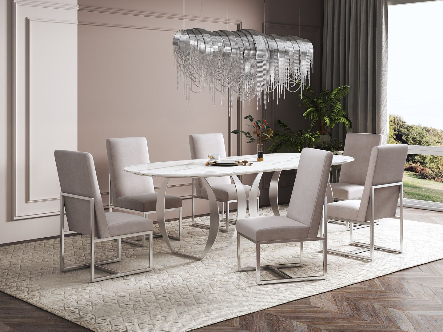 Element Velvet Dining Chair