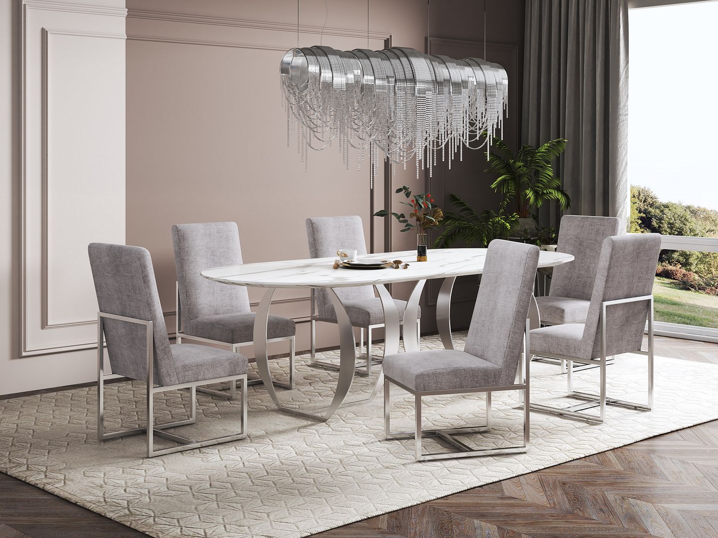 Element Velvet Dining Chair