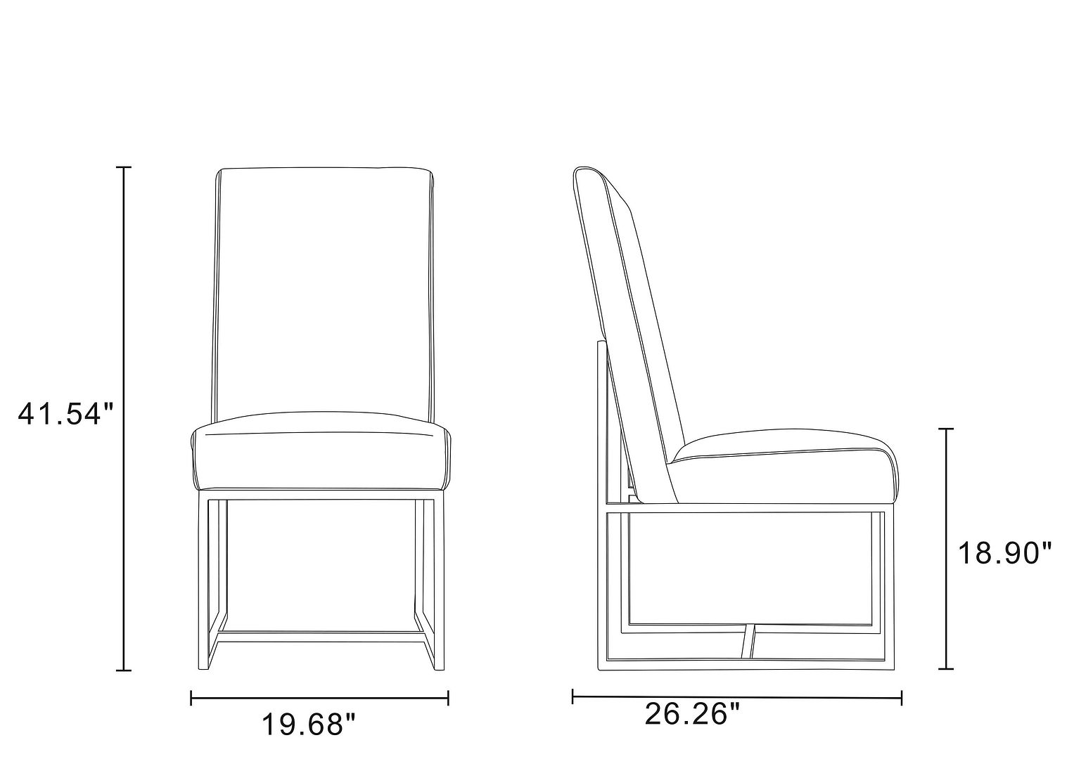 Element Velvet Dining Chair
