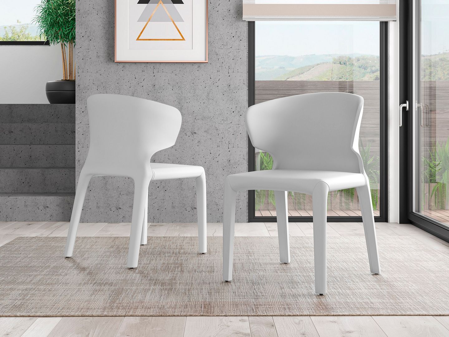 Conrad Faux Leather Dining Chair