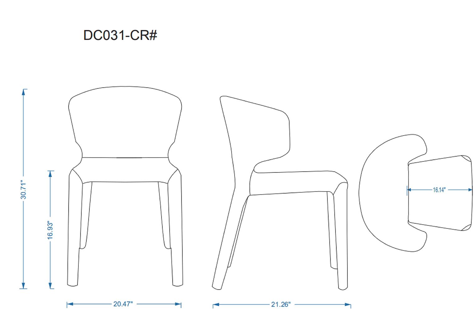 Conrad Faux Leather Dining Chair