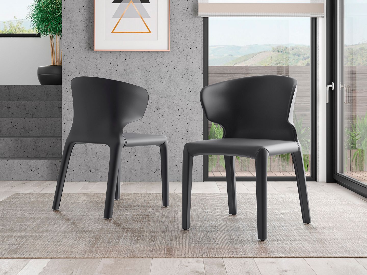 Conrad Faux Leather Dining Chair