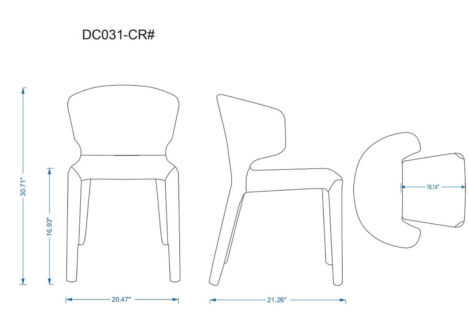 Conrad Faux Leather Dining Chair