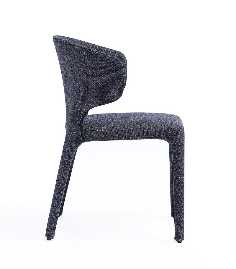 Conrad Woven Tweed Dining Chair 