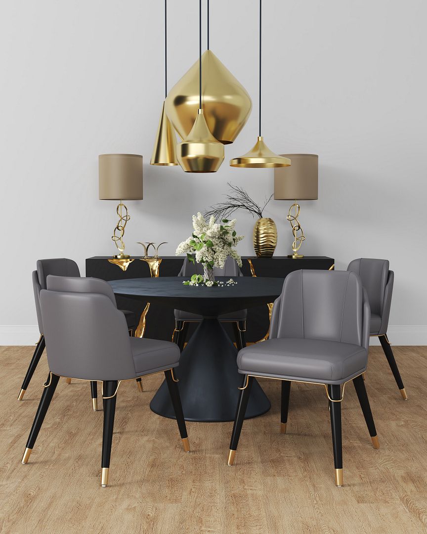 Estelle Faux Leather Dining Chair