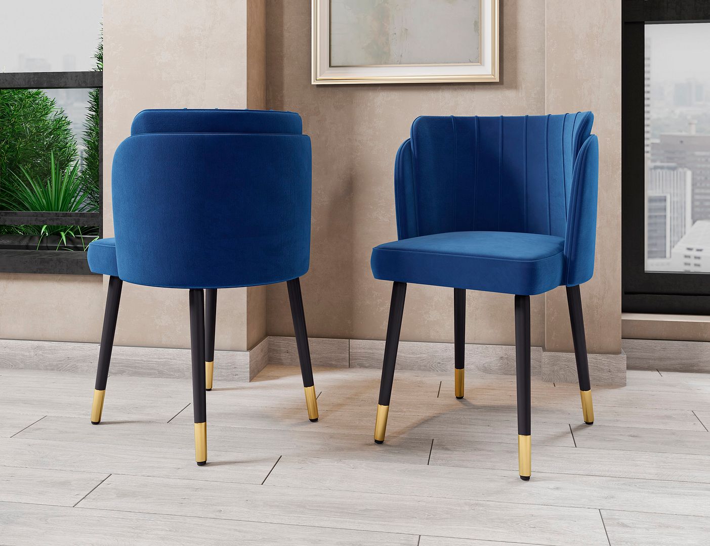 Zephyr Velvet Dining Chair 