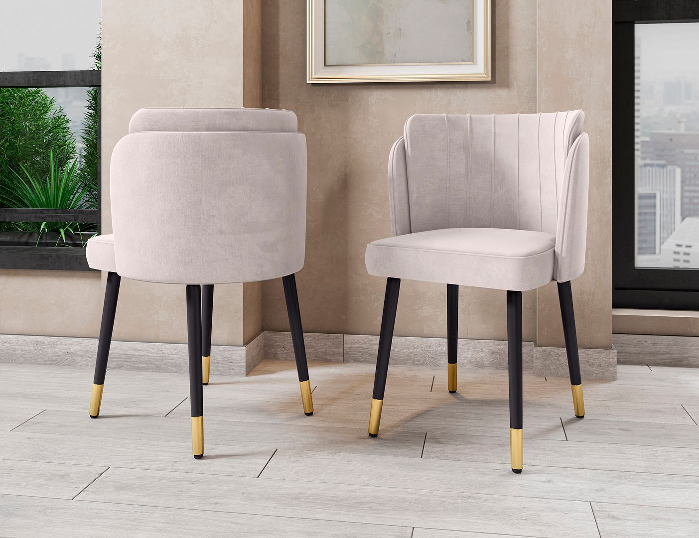 Zephyr Velvet Dining Chair 
