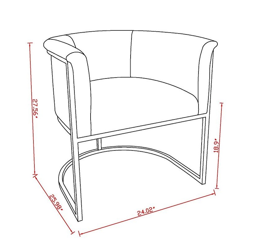 Cosmopolitan Faux Leather Dining Chair