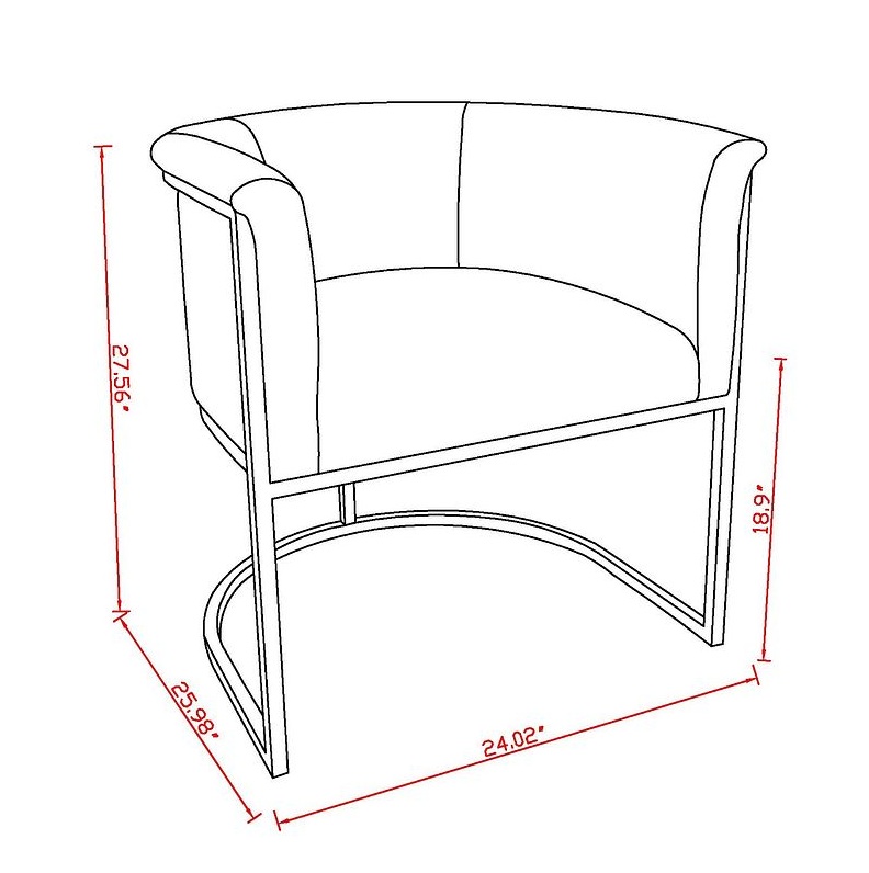 Cosmopolitan Faux Leather Dining Chair