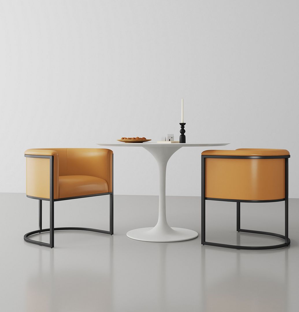 Cosmopolitan Faux Leather Dining Chair