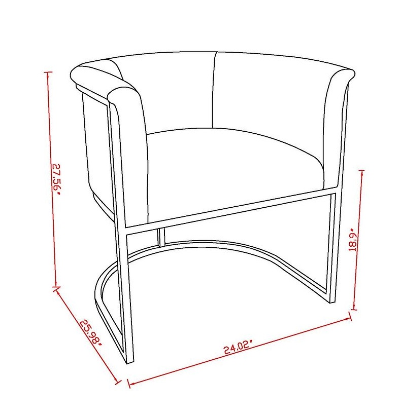 Cosmopolitan Faux Leather Dining Chair