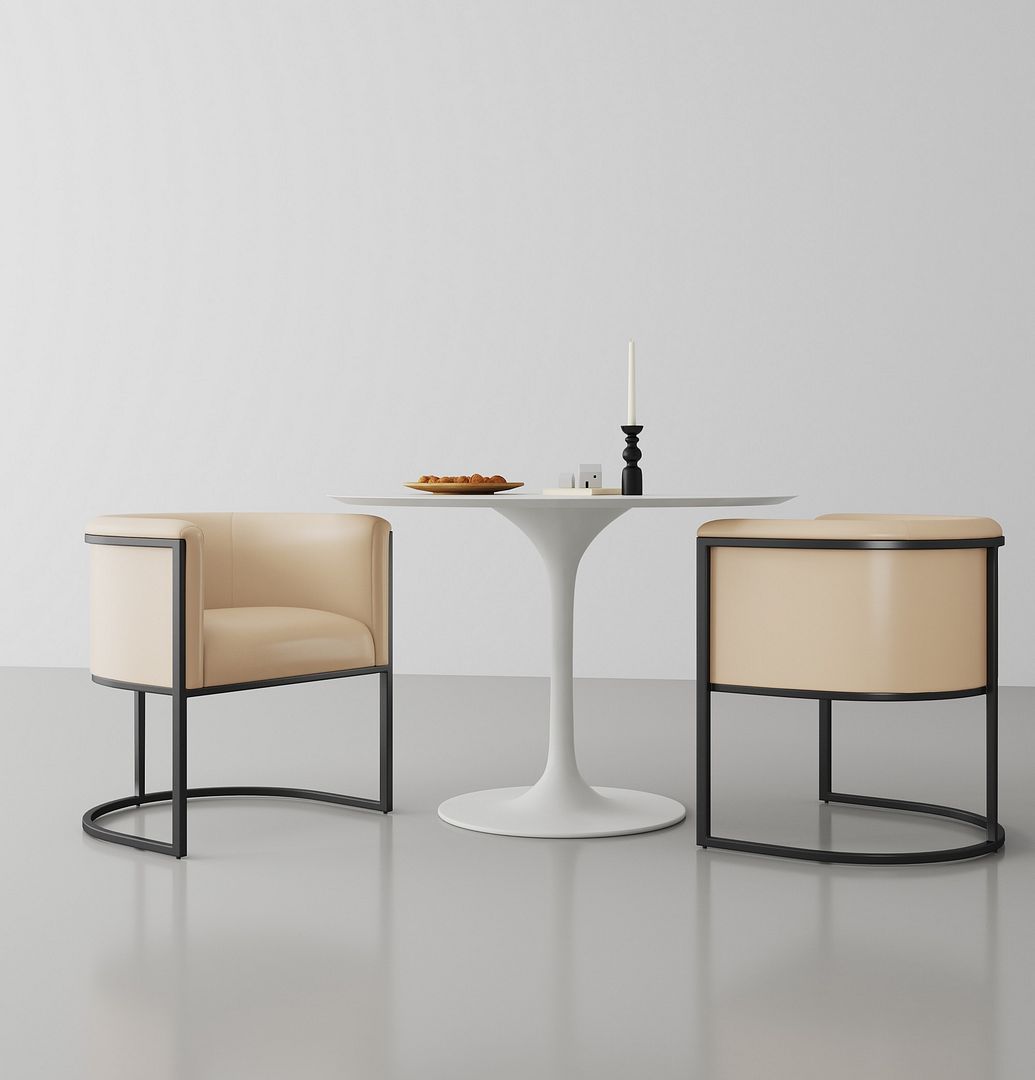 Cosmopolitan Faux Leather Dining Chair
