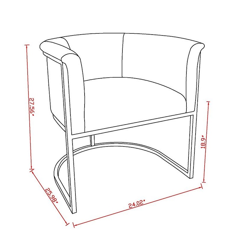 Cosmopolitan Faux Leather Dining Chair