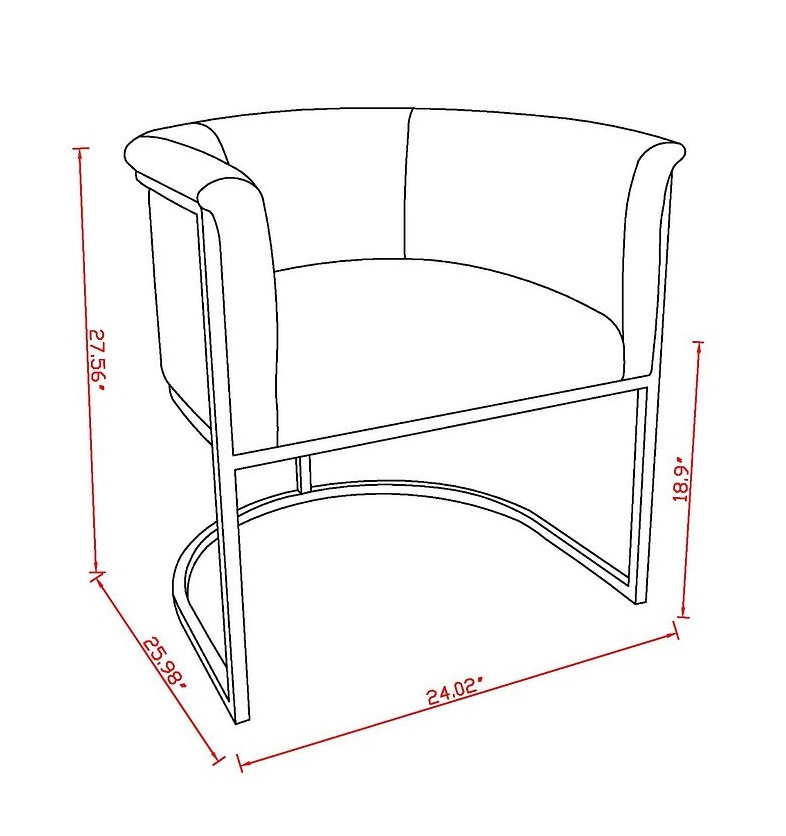 Cosmopolitan Faux Leather Dining Chair