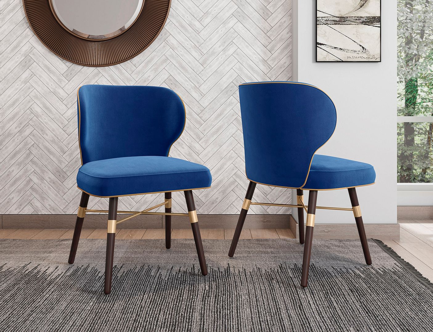 Strine Royal Velvet Dining Chair