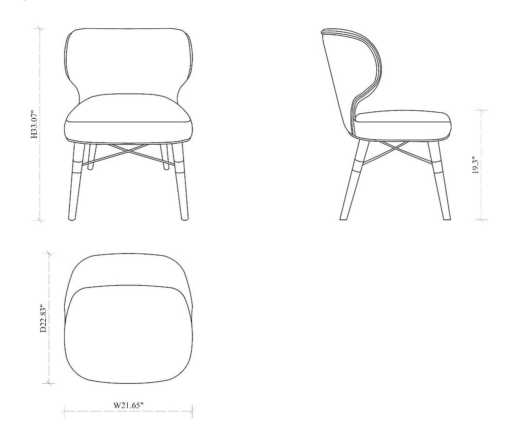 Strine Royal Velvet Dining Chair