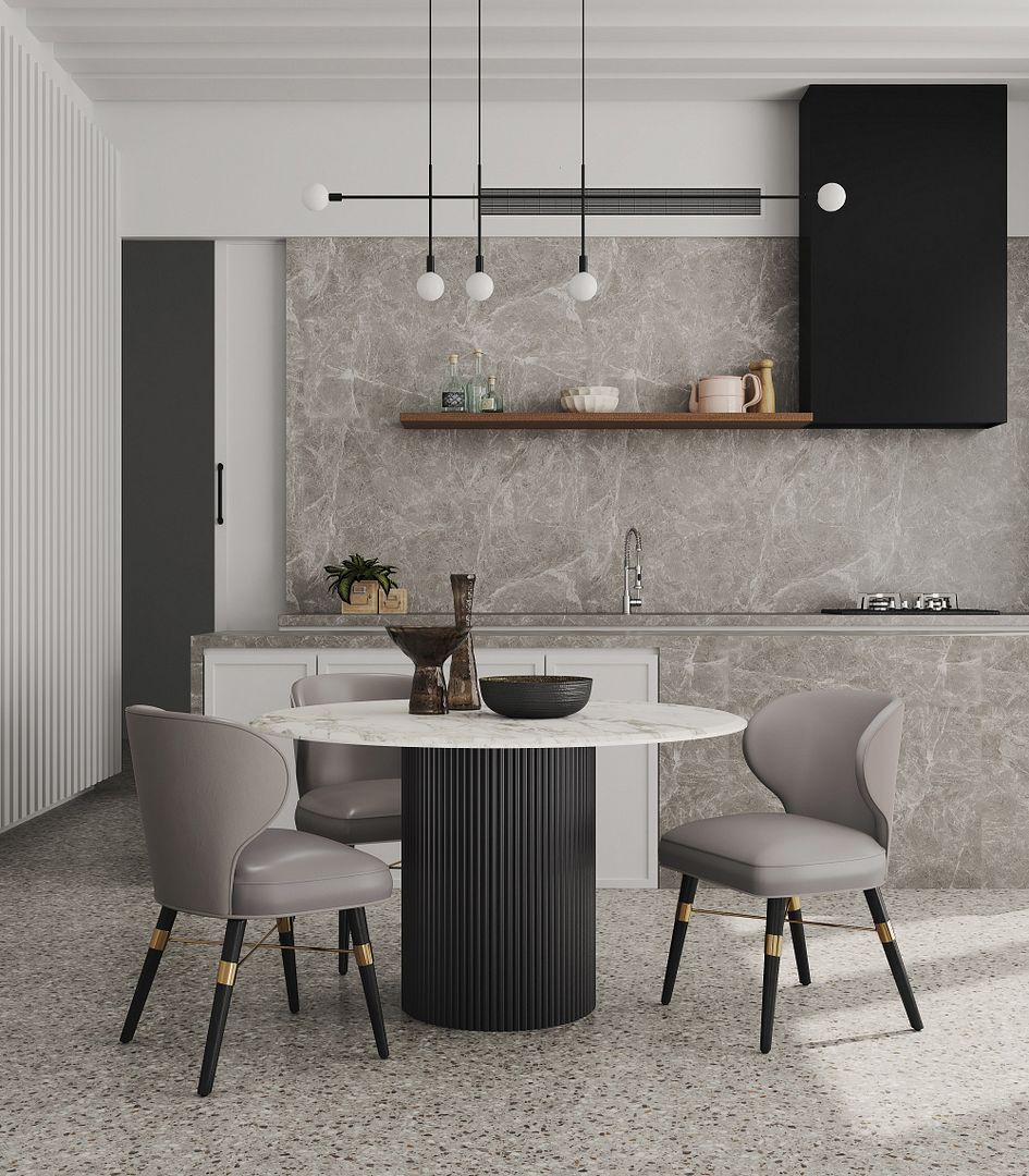 Strine Leatherette Dining Chair