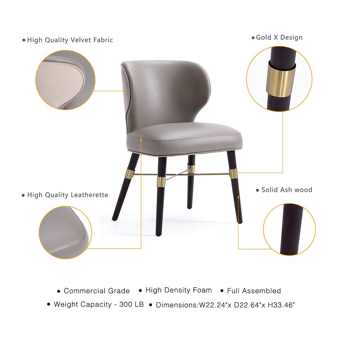 Strine Leatherette Dining Chair