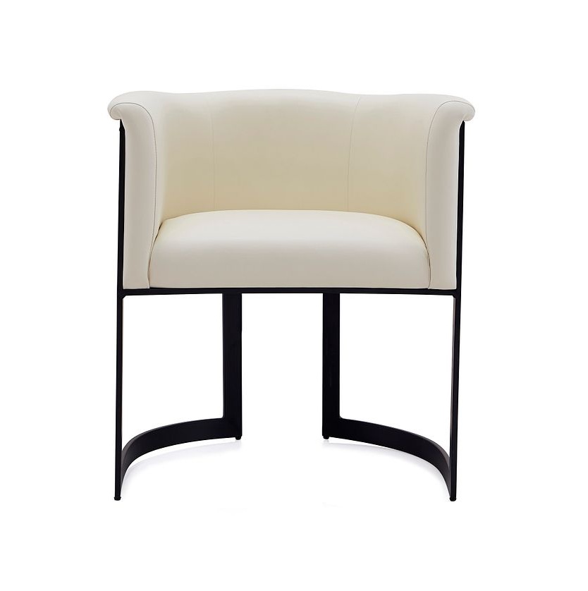 Corso Leatherette Dining Chair w/Metal Frame 