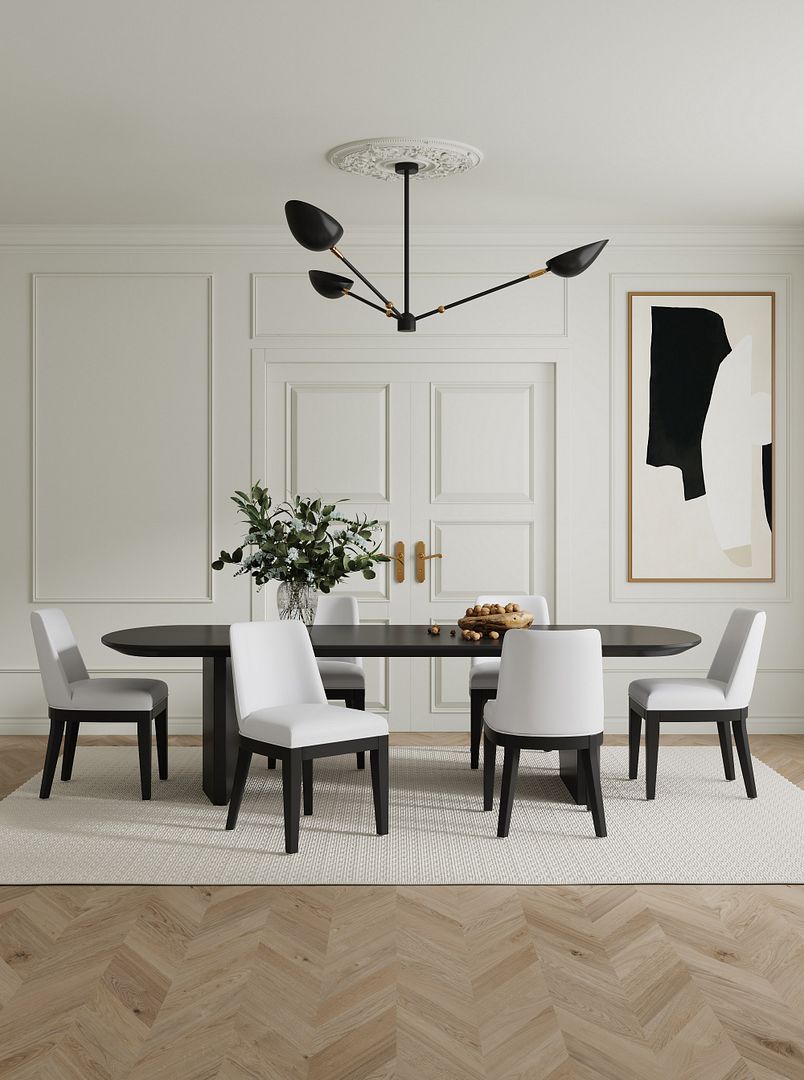 Gansevoort Faux Leather Dining Chair, Set of 2