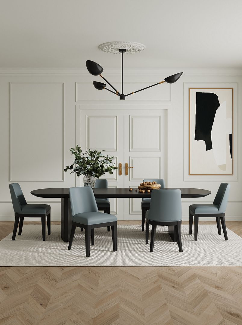 Gansevoort Faux Leather Dining Chair, Set of 2
