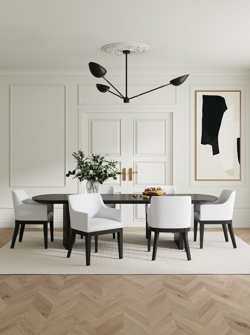Gansevoort Faux Leather Dining Armchair