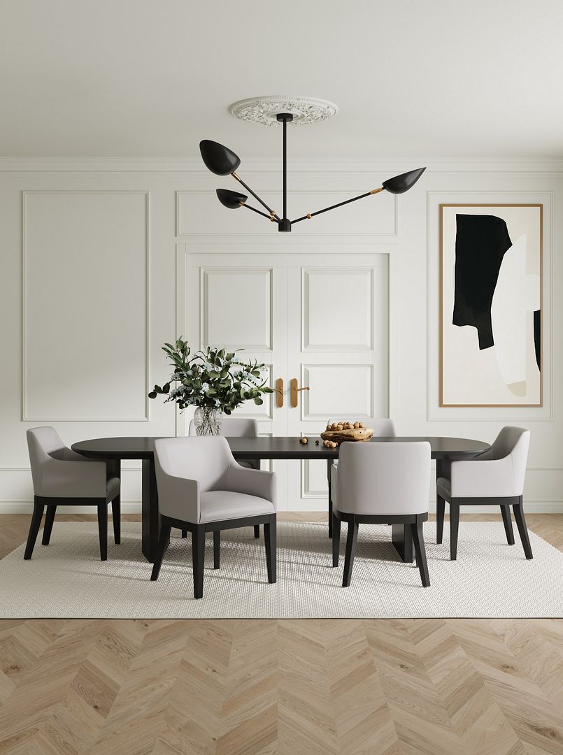 Gansevoort Faux Leather Dining Armchair