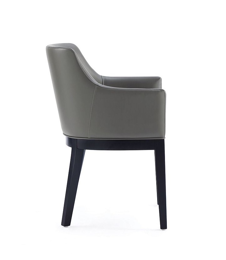 Gansevoort Faux Leather Dining Armchair