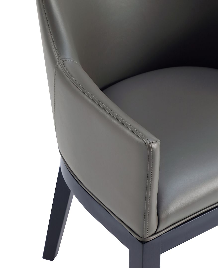 Gansevoort Faux Leather Dining Armchair