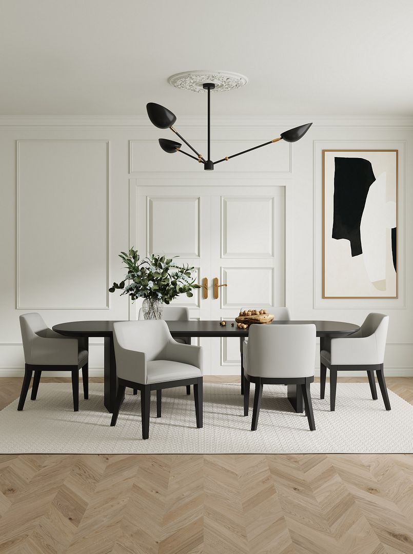 Gansevoort Faux Leather Dining Armchair
