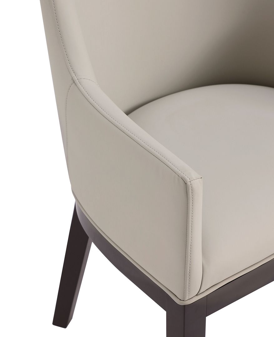 Gansevoort Faux Leather Dining Armchair