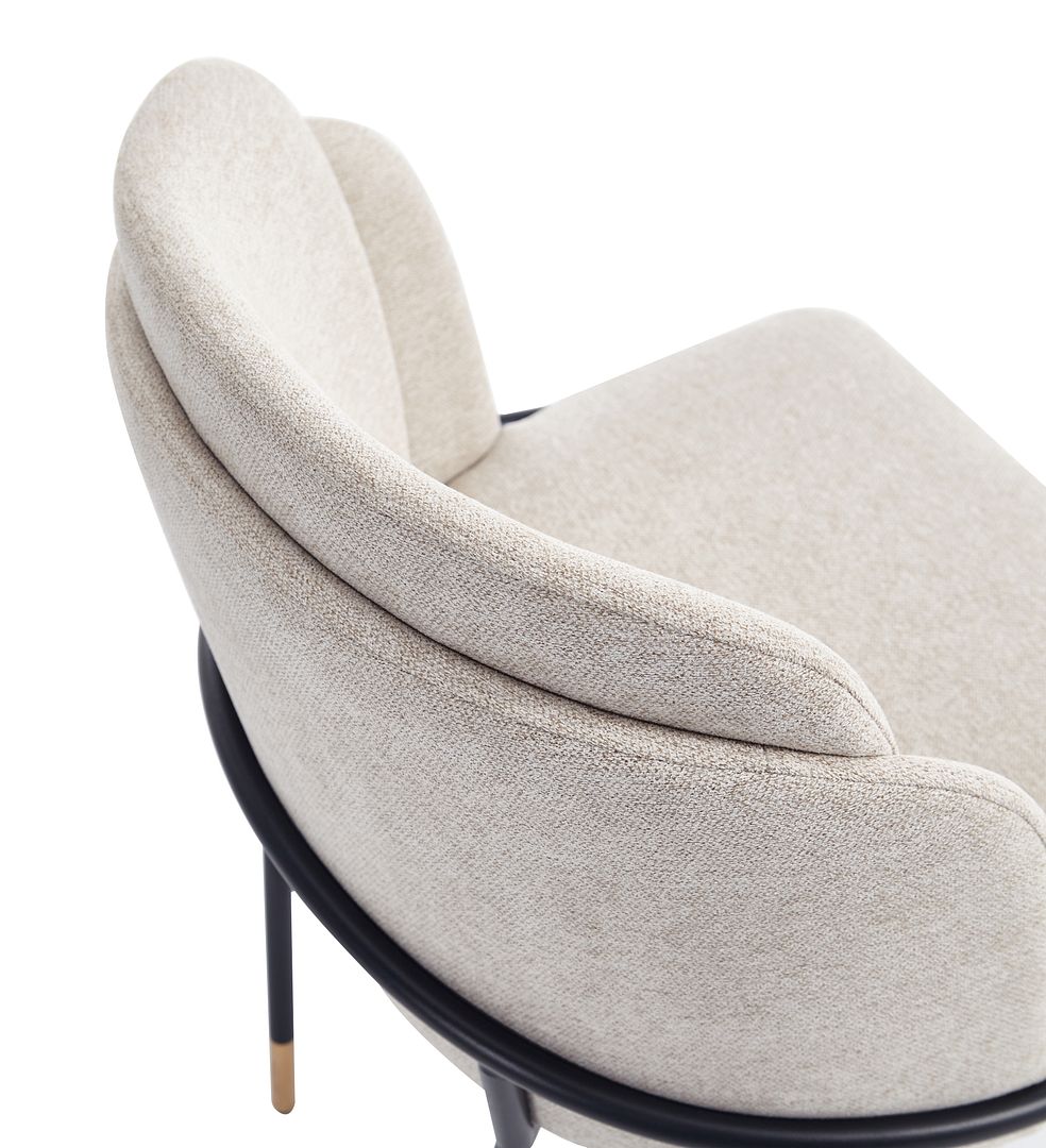 Flor Fabric Dining Chair 
