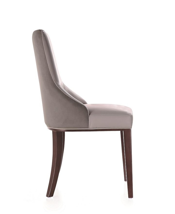 Shubert Faux Leather/Velvet Dining Chair 