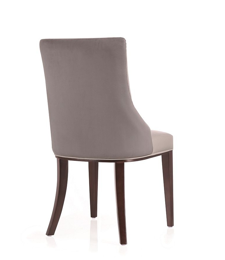Shubert Faux Leather/Velvet Dining Chair 