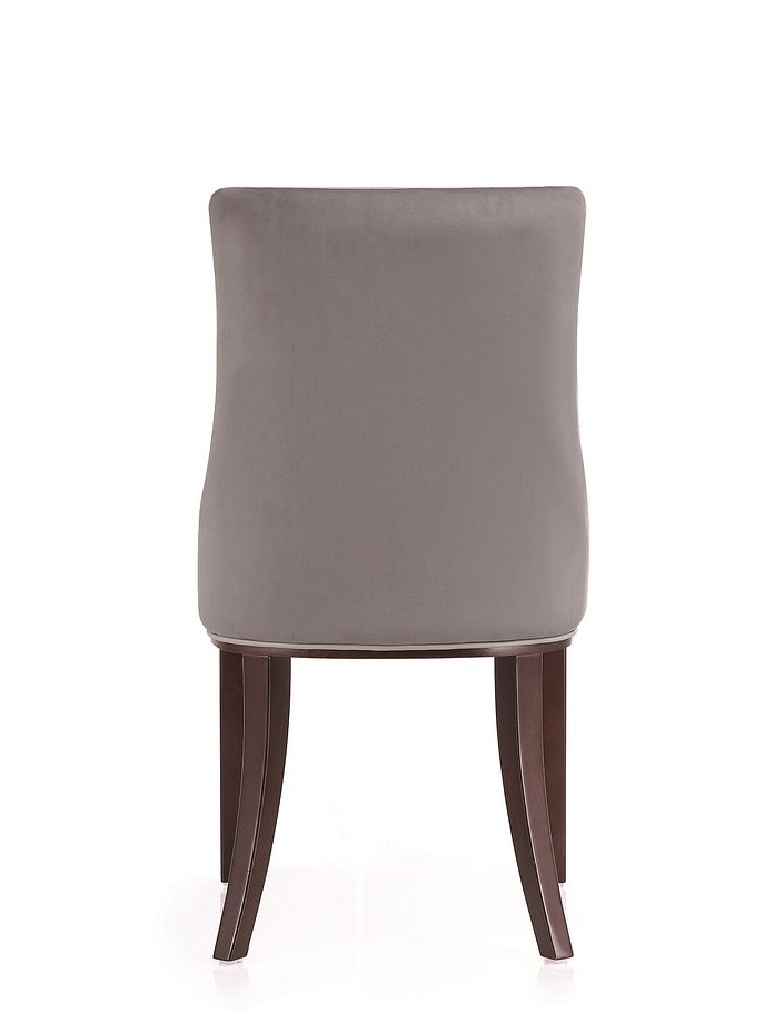 Shubert Faux Leather/Velvet Dining Chair 
