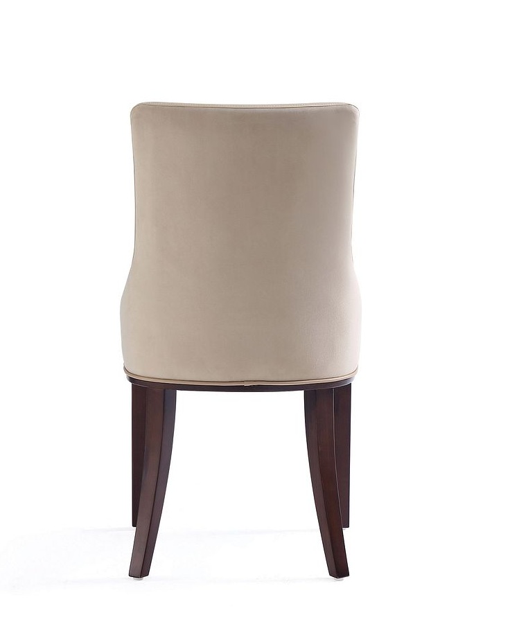 Shubert Faux Leather/Velvet Dining Chair 
