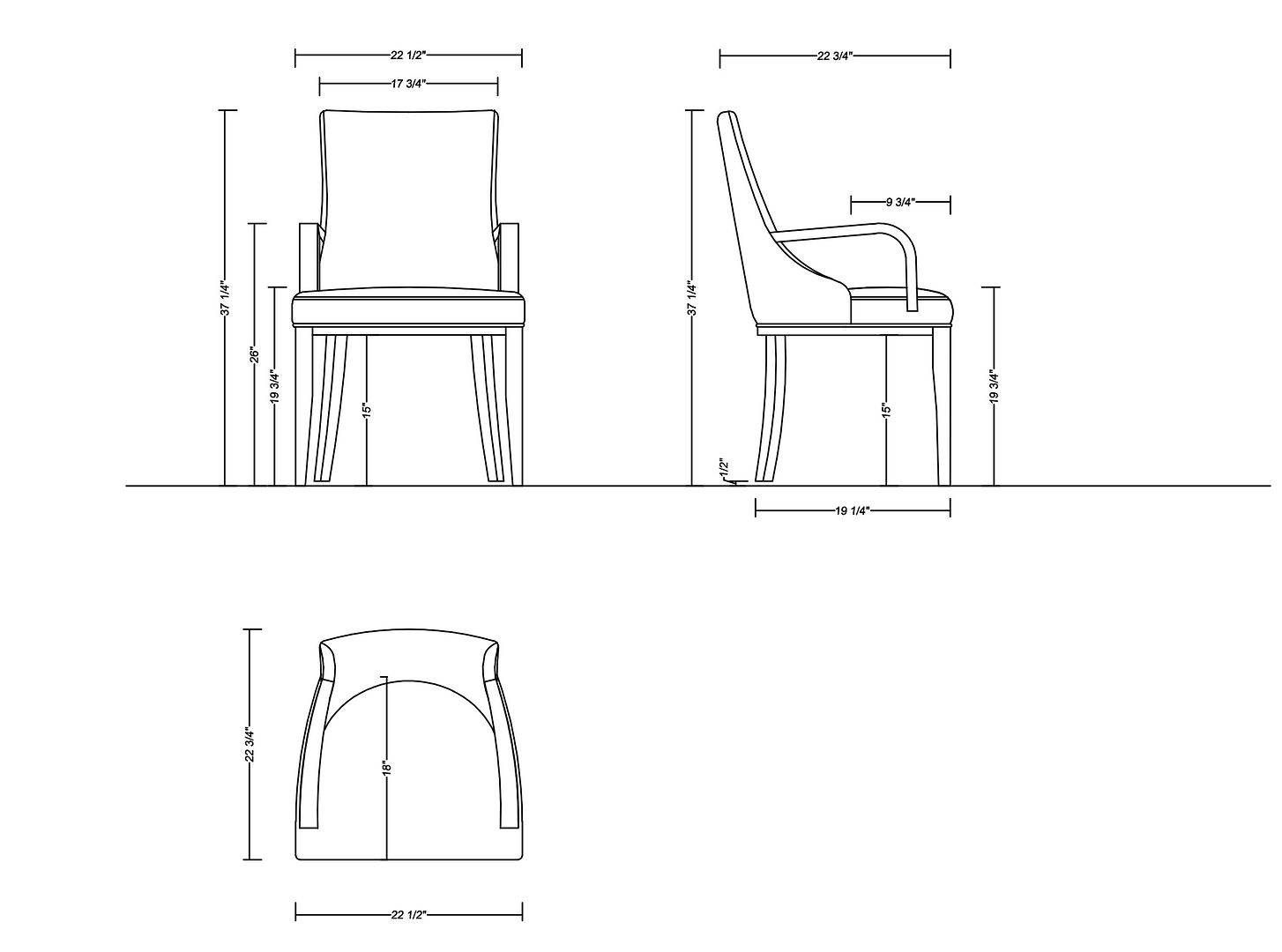 Shubert Faux Leather/Velvet Dining Armchair 