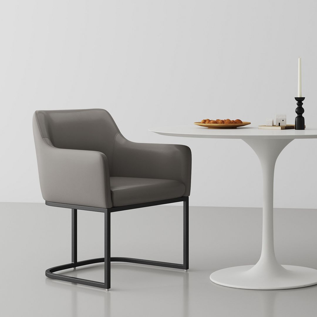 Serena Leatherette Dining Armchair