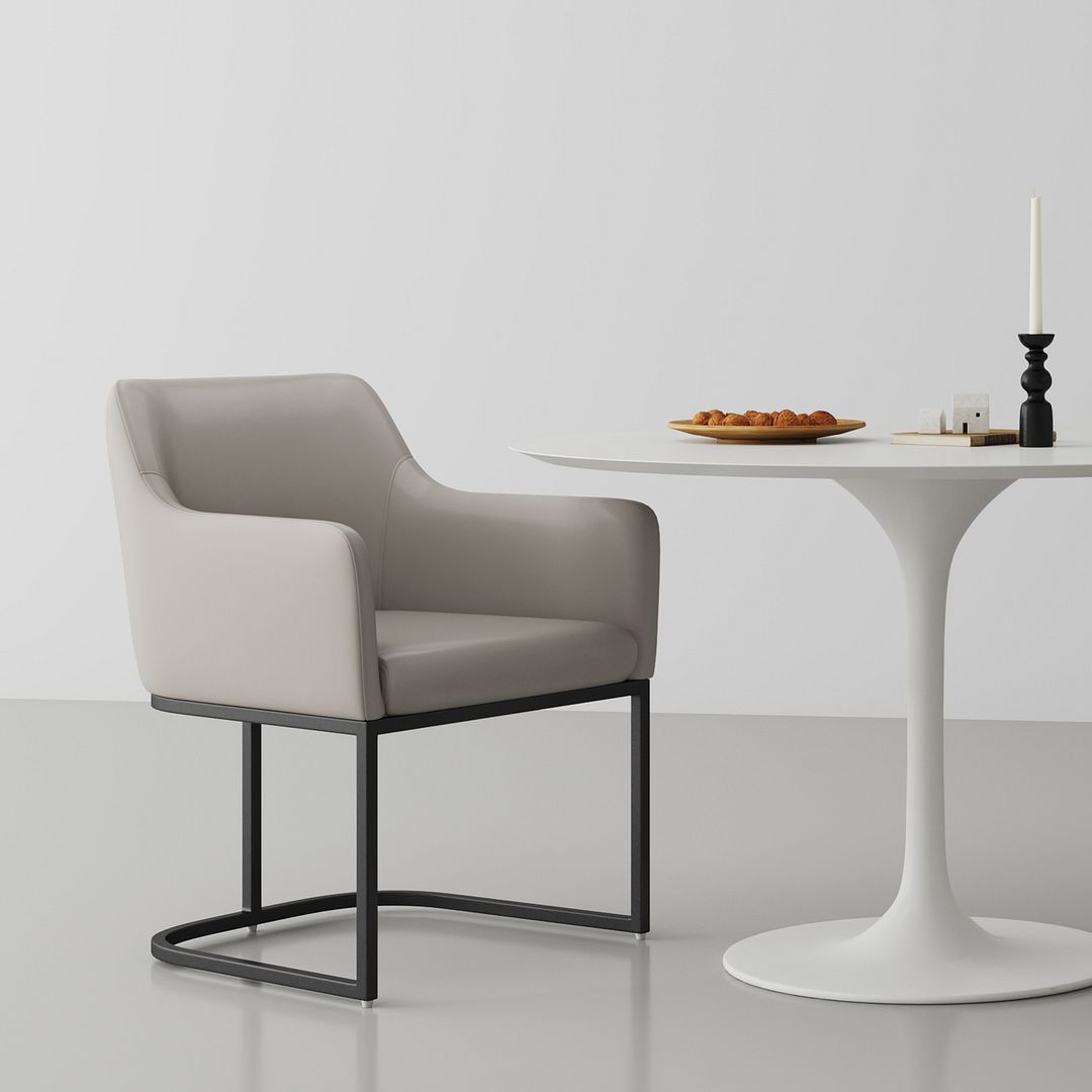 Serena Leatherette Dining Armchair