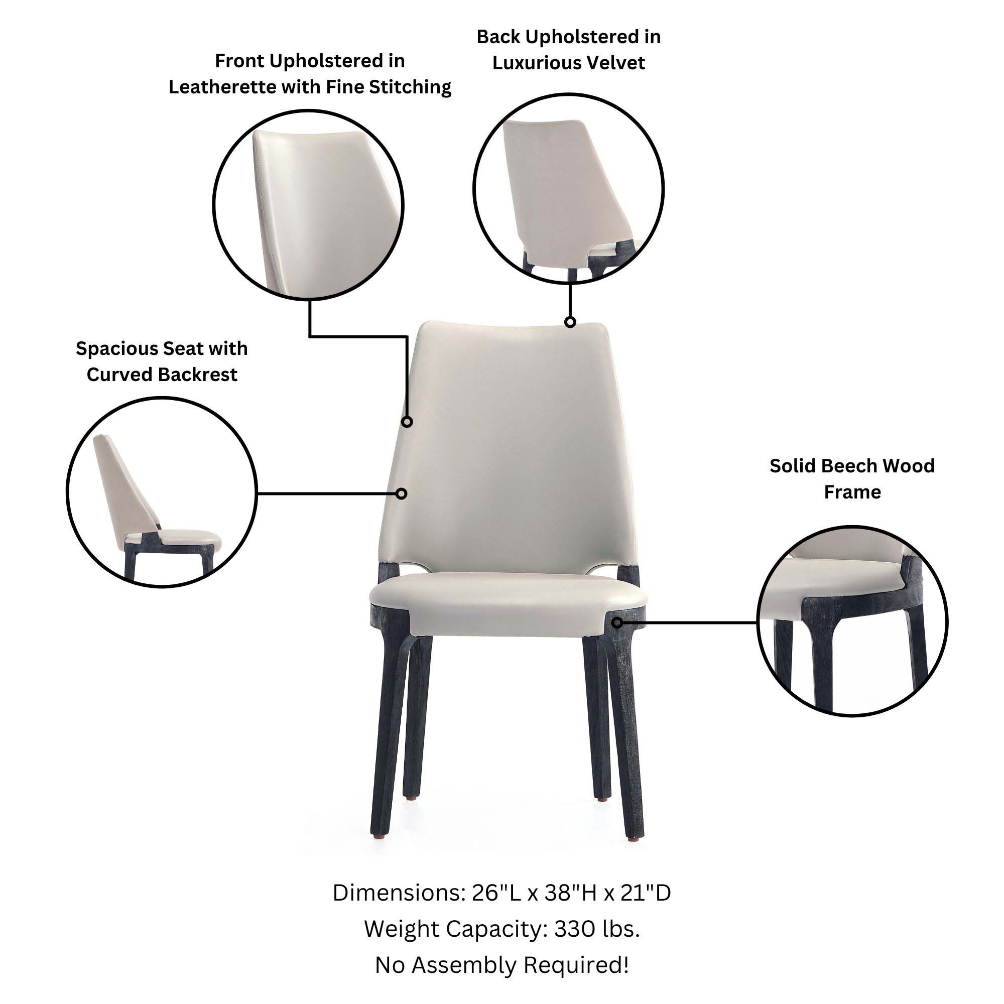 Kara Upholstered Dining Chair