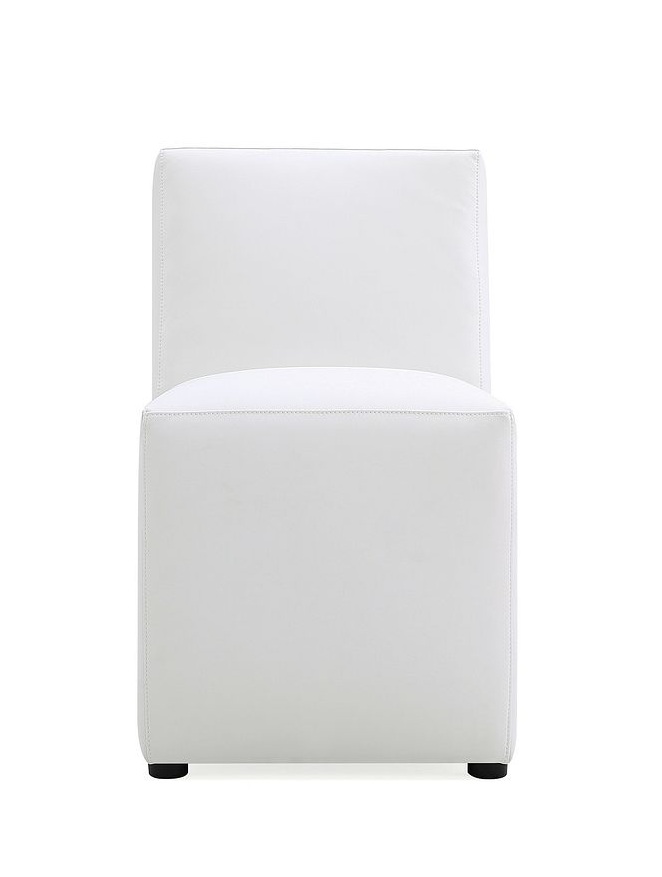 Anna Square Faux Leather Dining Chair 
