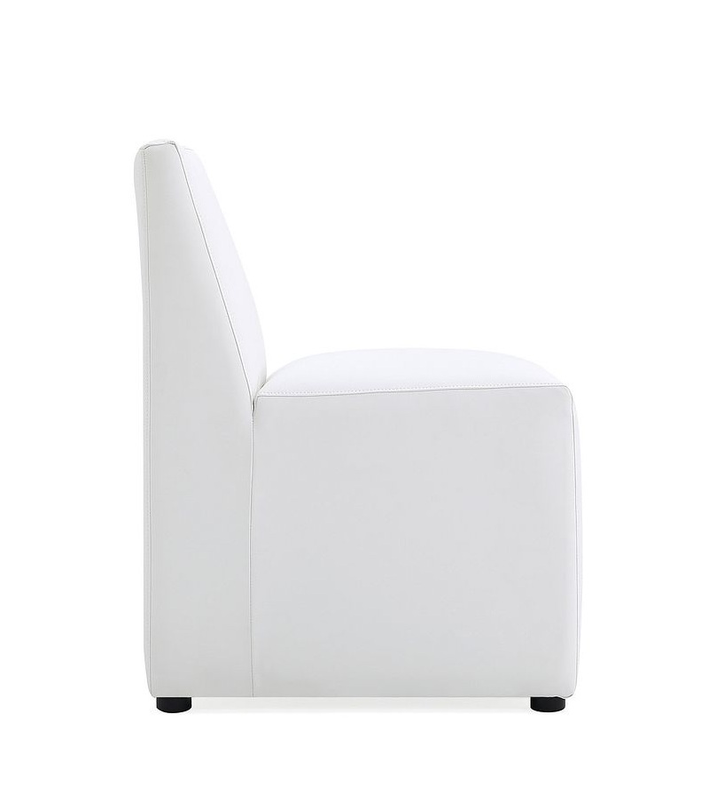Anna Square Faux Leather Dining Chair 