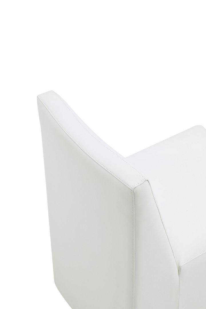Anna Square Faux Leather Dining Chair 