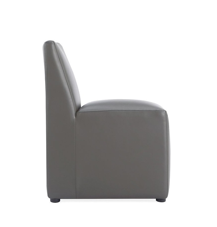Anna Square Faux Leather Dining Chair 