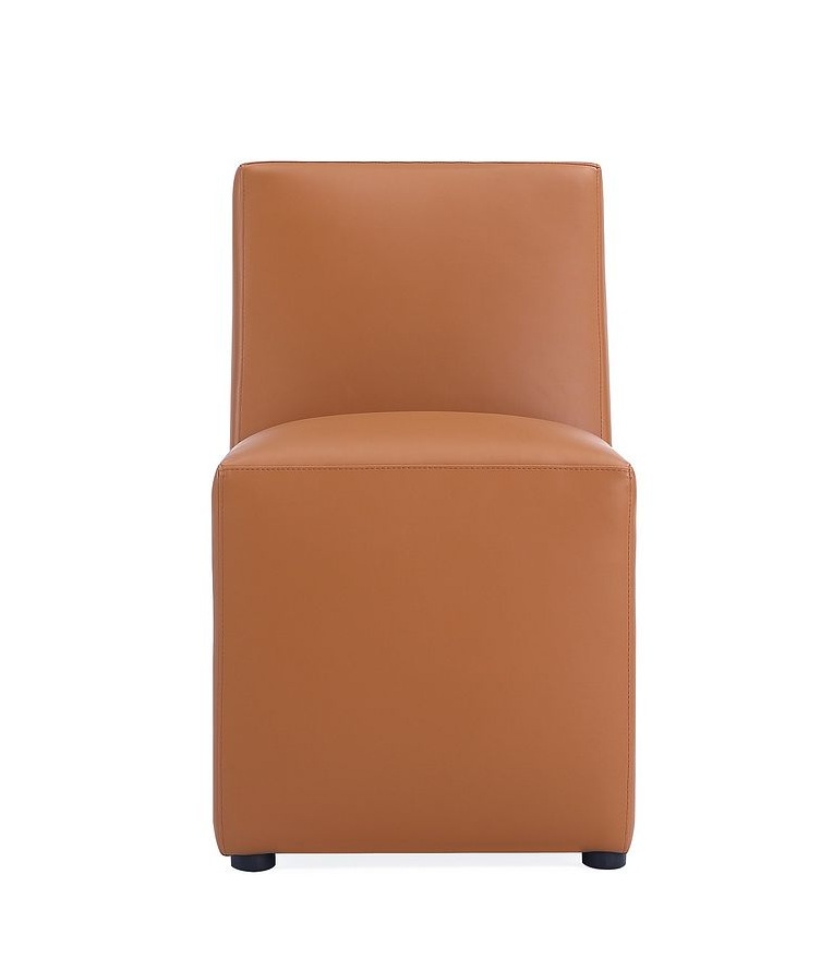 Anna Square Faux Leather Dining Chair 